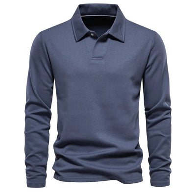 Old Money Long Sleeve Polo Shirt