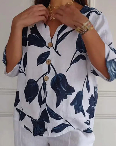 Flora | Effortless Floral Shirt