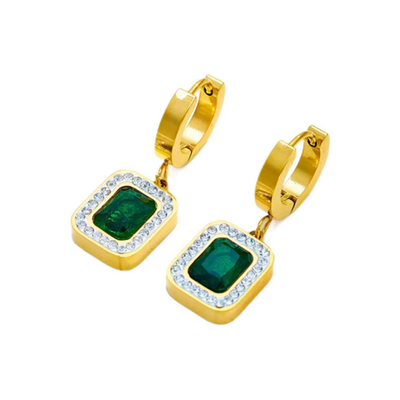 Elegant Emerald Green Jewellery Set