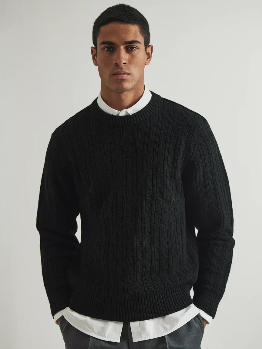 Old Money Cable-knit Pullover