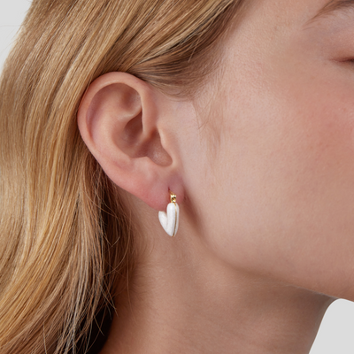 Elysian | Delicate Heart Earrings
