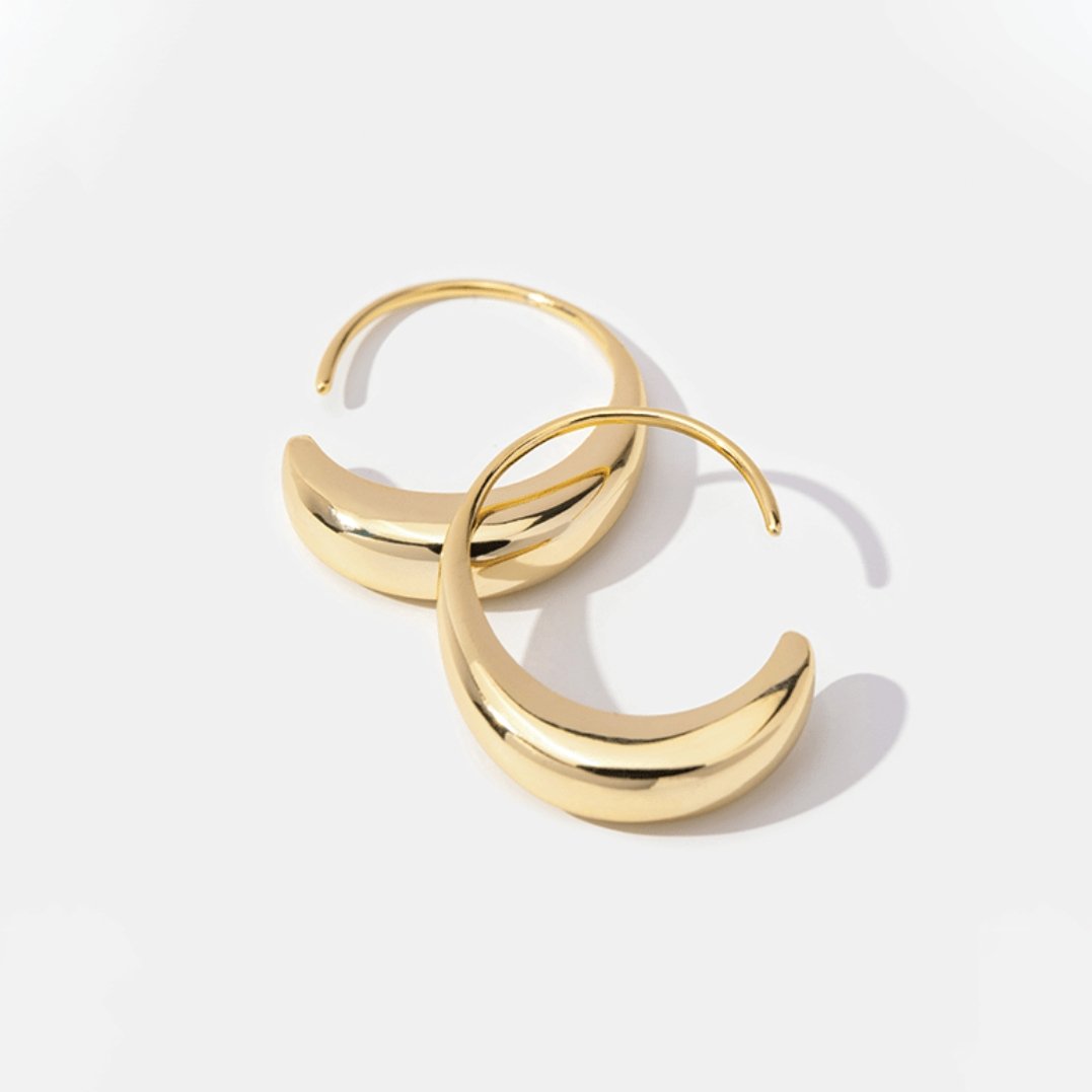 Zara | Chic Drop Hoop Earrings