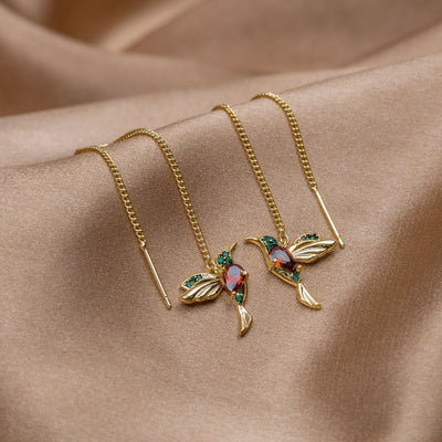 Haven | Stylish Hummingbird Earrings