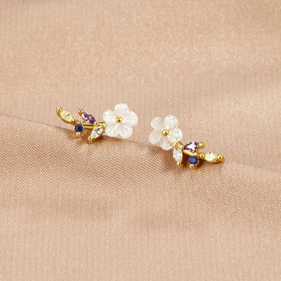 Luna | Elegant Floral Earrings