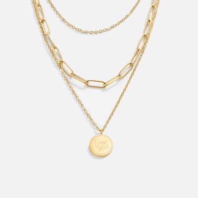 Jade | Coin Layered Necklace