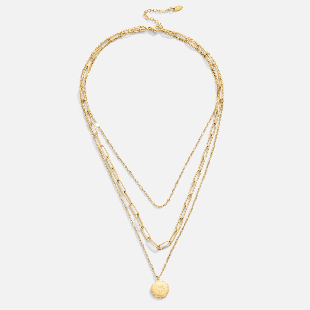 Jade | Coin Layered Necklace