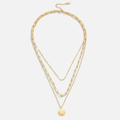 Jade | Coin Layered Necklace