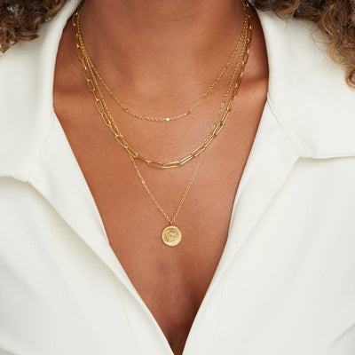 Jade | Coin Layered Necklace