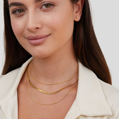 Glimmer | Elegant Gold Layered Necklace