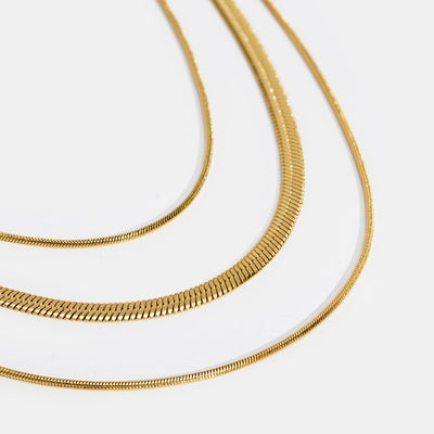 Glimmer | Elegant Gold Layered Necklace