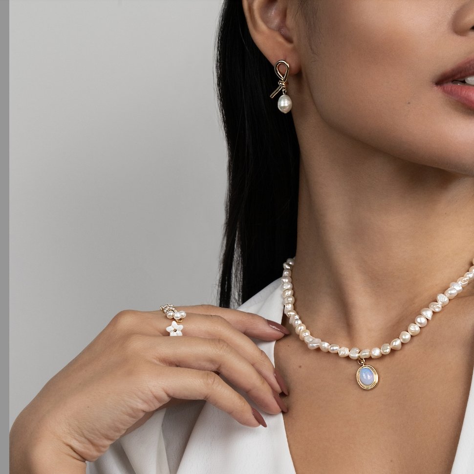 Nautica | Elegant Pearl Drop Earrings