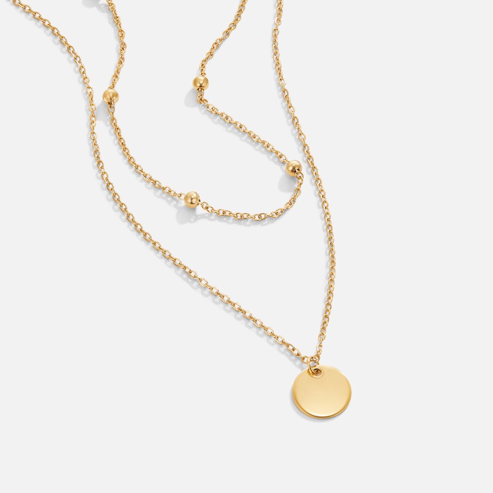 Luxe | Layered Disc Necklace