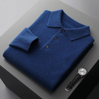 Old Money Elite Cashmere Polo