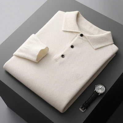 Old Money Elite Cashmere Polo
