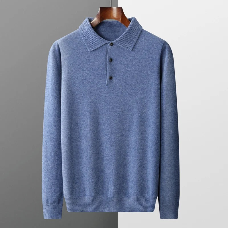 Old Money Elite Cashmere Polo