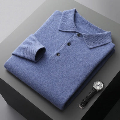 Old Money Elite Cashmere Polo