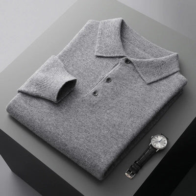 Old Money Elite Cashmere Polo