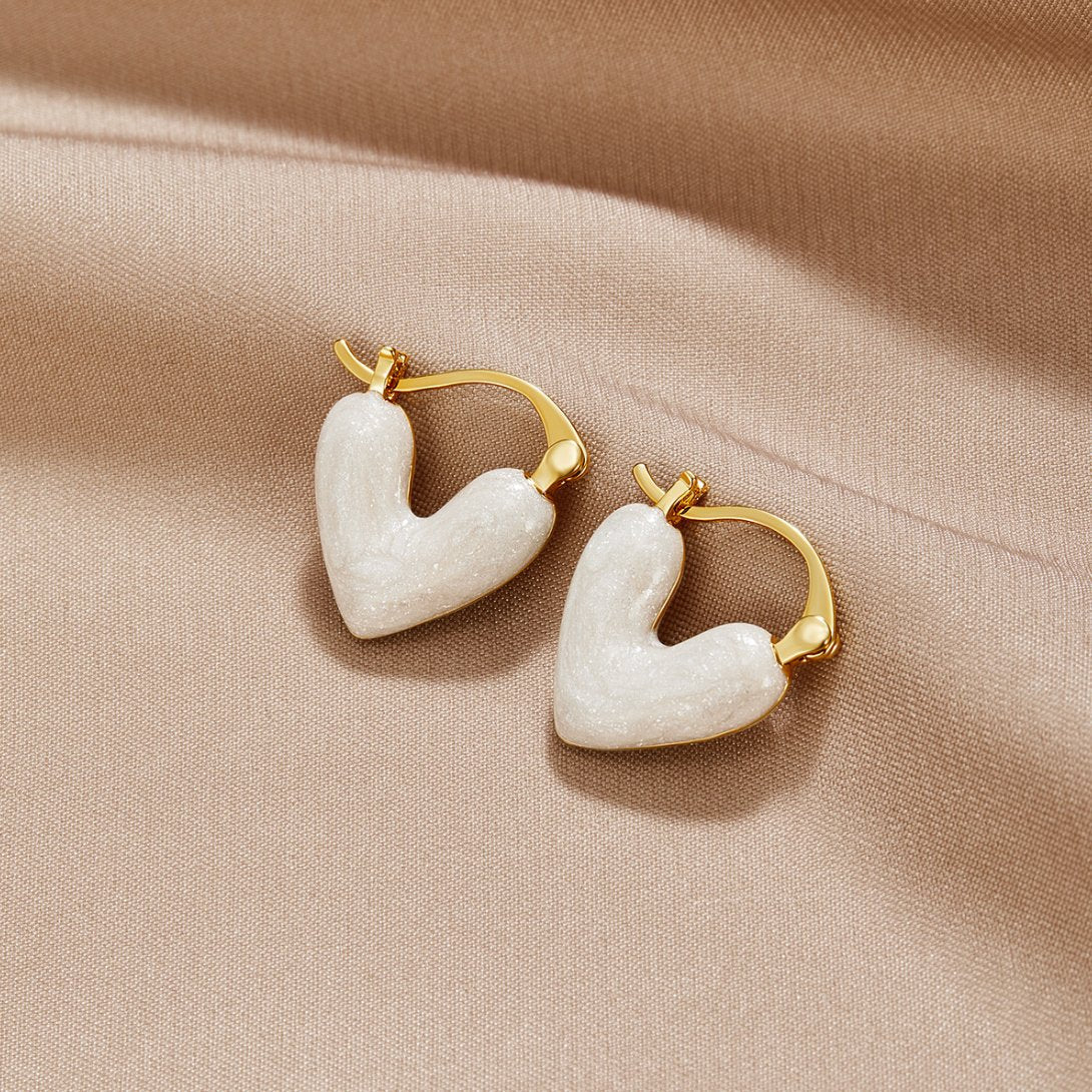 Elysian | Delicate Heart Earrings
