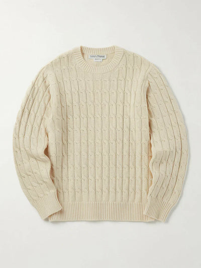 Old Money Cable-knit Pullover