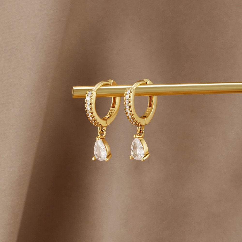 Aurelia | Luxe Crystal Gold Earrings