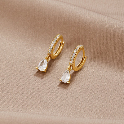 Aurelia | Luxe Crystal Gold Earrings